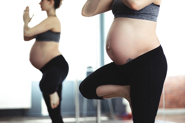 cvičení těhotné